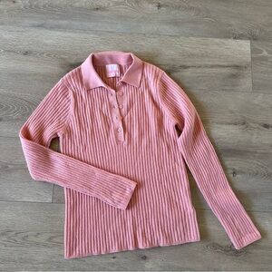 CRUSH 100% Cashmere Sweater Pink  Sz M